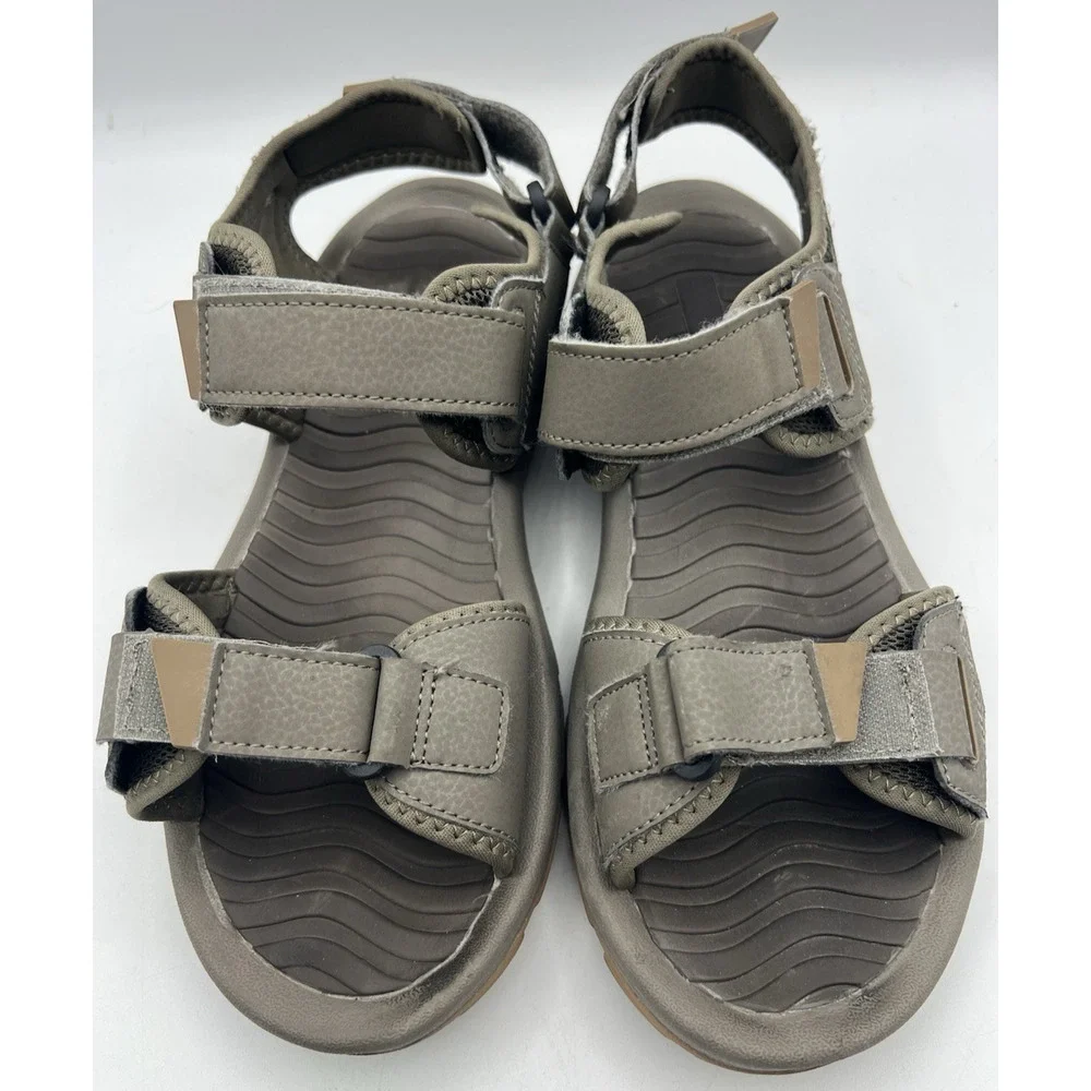 Eddie Bauer Sunset II Mens Size 9 Gray Adjustable Strap Outdoor Hiking Sandals